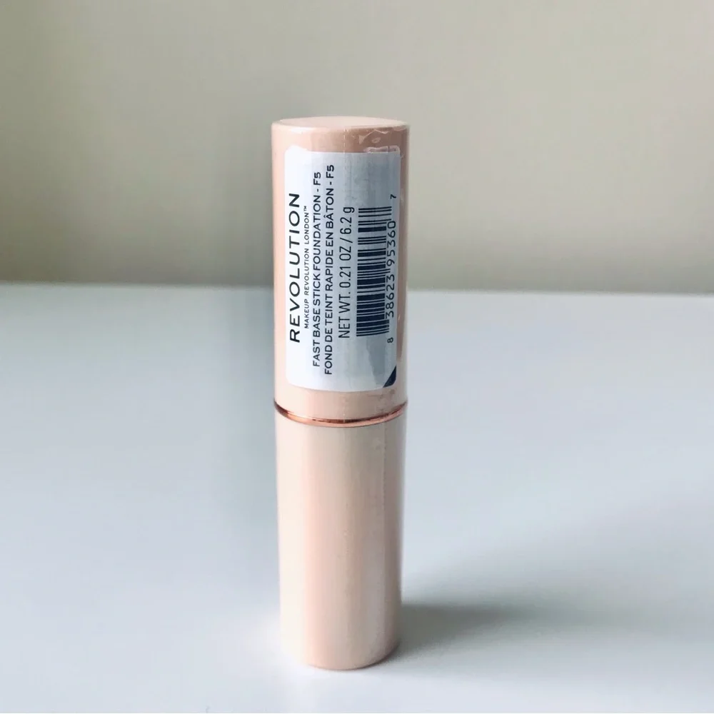 Revolution Fast Base Stick Foundation, F5, NWT